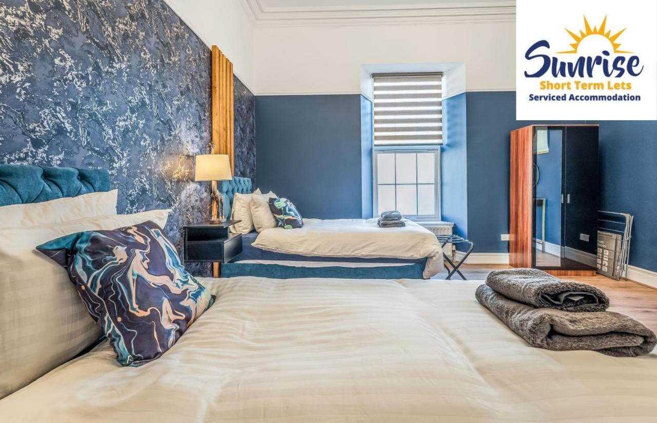 Presidential Apartment, Family Home, Luxury Bedrooms, 2 Rooms, 1 King Bed, 2 Single Beds, Free Wifi, Free Parking, Tourists, Business Travelers, Relocation, Beautiful River Views, - Long Stays, Invoice And Reduced Price Are Only Via Sunrise Short Let 邓迪 外观 照片
