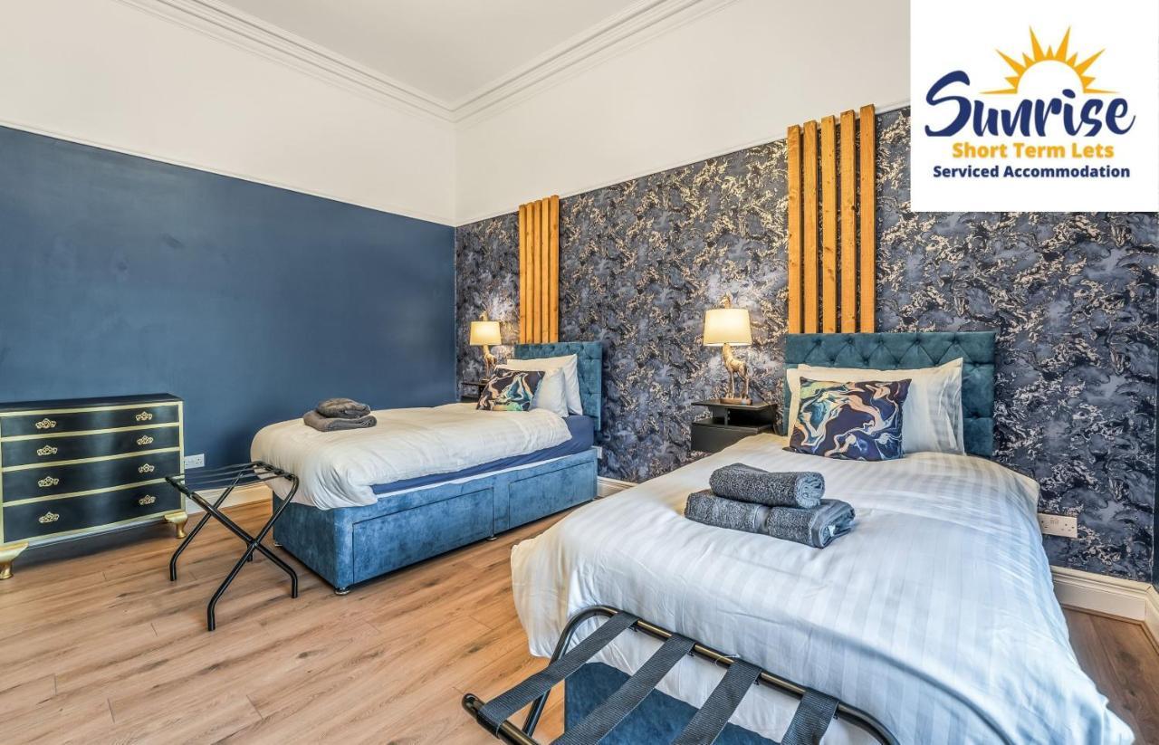 Presidential Apartment, Family Home, Luxury Bedrooms, 2 Rooms, 1 King Bed, 2 Single Beds, Free Wifi, Free Parking, Tourists, Business Travelers, Relocation, Beautiful River Views, - Long Stays, Invoice And Reduced Price Are Only Via Sunrise Short Let 邓迪 外观 照片