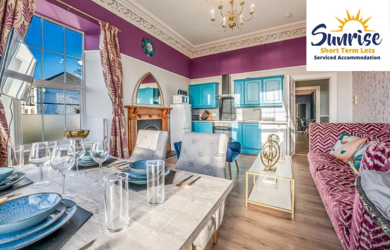 Presidential Apartment, Family Home, Luxury Bedrooms, 2 Rooms, 1 King Bed, 2 Single Beds, Free Wifi, Free Parking, Tourists, Business Travelers, Relocation, Beautiful River Views, - Long Stays, Invoice And Reduced Price Are Only Via Sunrise Short Let 邓迪 外观 照片