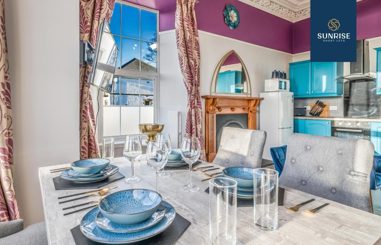 Presidential Apartment, Family Home, Luxury Bedrooms, 2 Rooms, 1 King Bed, 2 Single Beds, Free Wifi, Free Parking, Tourists, Business Travelers, Relocation, Beautiful River Views, - Long Stays, Invoice And Reduced Price Are Only Via Sunrise Short Let 邓迪 外观 照片