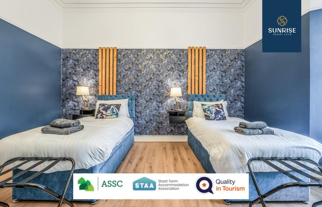 Presidential Apartment, Family Home, Luxury Bedrooms, 2 Rooms, 1 King Bed, 2 Single Beds, Free Wifi, Free Parking, Tourists, Business Travelers, Relocation, Beautiful River Views, - Long Stays, Invoice And Reduced Price Are Only Via Sunrise Short Let 邓迪 外观 照片